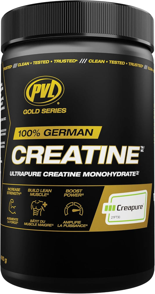Creapure Creatine Powder | 100% German Creatine Monohydrate, Canadian-Owned, Informed-Choice Tested, Unflavoured Supplement Powder – 82 Servings - 410 G