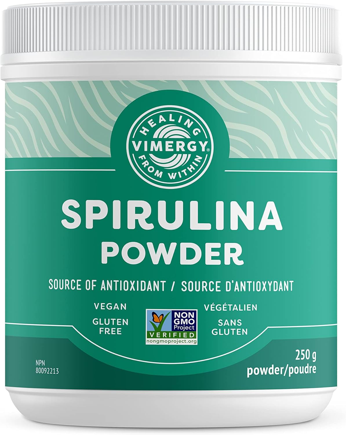 Spirulina Powder – Super Greens Powder - Helps Reduce Allergy Symptoms, Source of Antioxidants, Plant Protein – Vegan, Gluten-Free, 250G